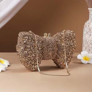 Elegant Resin Casual Floral Embroidery Half <b>Moon</b> Candy Pattern Fashion Evening Clutch Women Party Festive Celebrations Wedding - Product Image 5