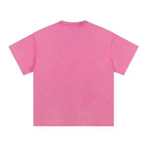 T-shirts vierges délavés à l'acide 100% coton de haute qualité, grammage lourd 230 g/m², coupe oversize pour hommes, vente en gros, impression personnalisée, effet délavé effet neige - Product Image 4