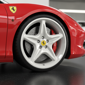 Llanta Cavallino de cinco radios con tecnología Flow Forming |   Rines de Aleación de Alta Gama Estilo Hypercar |   Rines Deportivos Premium de 19 y 20 Pulgadas para Autos - Product Image 4
