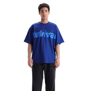 T-shirt pour homme en jersey 100% coton, coupe classique, imprimé personnalisé, uni, manches courtes, streetwear unisexe, haute qualité, respirant - Product Image 1