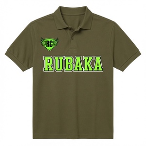 Polo Personalizado Verde Menta, Mezcla de Algodón, Logotipo Bordado, Uniforme de Golf, Transpirable, Absorbe la Humedad, Ropa de Equipo OEM - Product Image 4