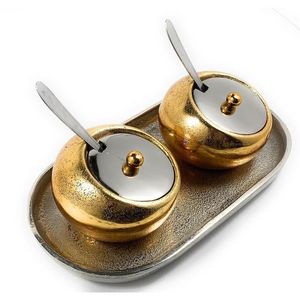 Juego de Tazones Decorativos Dorados Más Vendidos con Formas Únicas y Acabado Texturizado para una Decoración y Presentación Elegantes del Hogar - Product Image 2