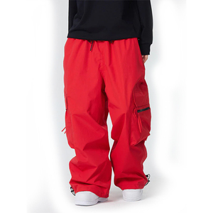 Nuevos pantalones de lona personalizados de corte recto y holgado, ecológicos, lavado oscuro, ligeros, de secado rápido, transpirables, con cierre de botones, 100% algodón, estilo Hip Hop - Product Image 3