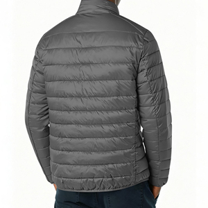 Custom Men Puffer <b>Bubble</b> Jacket Winter Warm Lightweight Padded <b>Coat</b> Wind Resistant Outdoor Streetwear OEM ODM Wholesale Supplier - Product Image 4