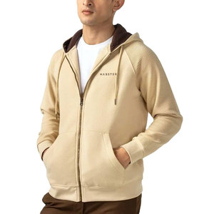 Custom Logo Design Solid Winter Cotton/Fleece <b>Zip</b>-Up Hoodies-High Quality <b>Top</b> Selling Men's Hoodies - Product Image 4