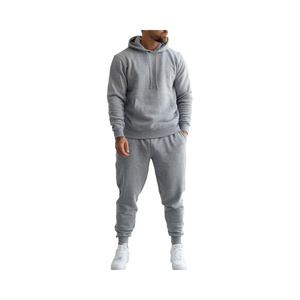 Survêtements de jogging à capuche personnalisés pour hommes 2025 – Ensembles de survêtements 100 % coton, motif uni, respirants, écologiques, pour l'hiver - Product Image 1