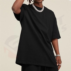 Camisetas Casuales de Verano para Hombre, 100% Algodón, de Alta Calidad, con Logotipo Personalizado Impreso, Tejido de Punto, Manga Corta, 280gsm, al por Mayor - Product Image 2