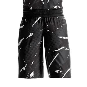 Ensemble de maillots de basket-ball personnalisés, imprimé noir et blanc, sublimé, respirant, en maille, sans manches, uniforme pour adultes, toutes saisons - Product Image 2