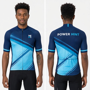 Maillot de cyclisme personnalisé à séchage rapide, couleur unie, léger, extensible dans quatre directions, vêtement de compression pour le vélo – Meilleures ventes - Product Image 1