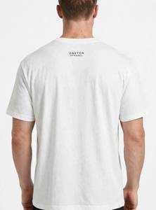 ONETEN APPAREL Camiseta blanca de manga corta para hombre, cuello redondo, informal, con estampado de dibujos animados I'm Fine - Product Image 6