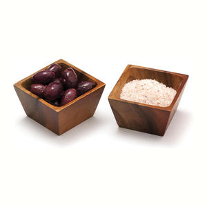 Bol en bois naturel de qualité supérieure avec un design artisanal de style américain, écologique pour un usage quotidien et les fêtes - Product Image 5