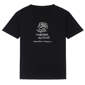 เสื้อยืดผู้ชายไซส์ใหญ่ ผ้าฝ้ายแท้ 200 กรัม พิมพ์ลาย พร้อมโลโก้ดอกกุหลาบ แบรนด์แฟชั่น แขนสั้น สั่งทำได้ - Product Image 3