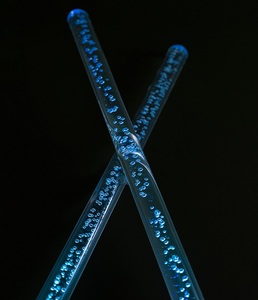 Portable LED <b>Light</b> Up Dandiya <b>Stick</b> Pair With Color Changing Glow Bubble Effect Tube Strong Handle Ideal For Dance Events - Product Image 4