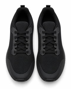Zapatos de Senderismo Ligeros de Malla Negra con Cordones para Hombre, Zapatillas Transpirables para Caminar con Suela de Goma, Amortiguadoras, para Verano, Primavera y Otoño - Product Image 4