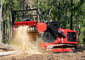 Heavy Duty Hydraulic Forestry Mulcher for Excavator Skid Steer Loader <b>Vegetation</b> Clearing Brush Cutting Wood Chipper Attachment - Product Image 2