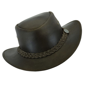 Vêtements de sport en cuir de vachette de haute qualité pour adultes, chapeau de cowboy personnalisé avec logo pour l'équitation et les sports équestres, chapeaux en cuir de cowboy pour hommes - Product Image 3