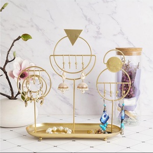 Elegante Soporte para Joyas con Ganchos Multi-Rama, Base Redonda, Organizador de Collares Anti-Enredos, Exhibición Vertical que Ahorra Espacio - Product Image 4