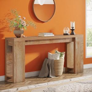 Wooden Console Table for Entryway or Sofa Accent Table for Home Decor - Product Image 1