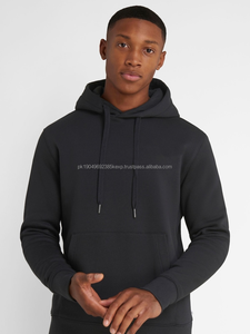 Best Quality 100% Cotton Streetwear Hoodie in <b>Black</b> Comfortable Fit with Stylish Hoodie Collar - Product Image 2
