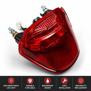 Conjunto de Luz Trasera LED OEM para Motocicleta TVS Star Sport, Repuesto de Luz de Freno Trasera de Alta Luminosidad - Product Image 1