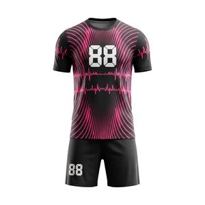 Conjunto de Uniforme de Fútbol Personalizado por Sublimación, Estilo Copa 2026, Transpirable, con Diseño de Panal de Abeja, Ropa Deportiva para Hombre, Kit de Entrenamiento OEM - Product Image 1