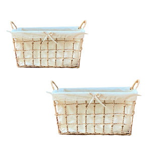 High-Quality Natural Water Hyacinth Seagrass Rattan Bamboo <b>STORAGE</b> <b>BASKET</b> for Closet <b>Storage</b> Custom Size - Product Image 1