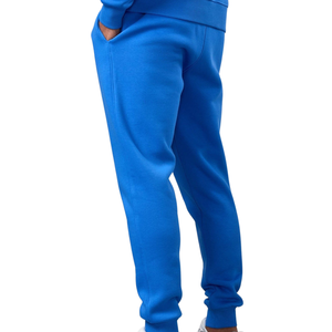 Ensemble de survêtement bleu vif à capuche pour homme – Tenue décontractée de sport et de gym – Sweat à capuche et pantalon de jogging – Vêtements de sport d'hiver – Mode urbaine – Tenue active - Product Image 5