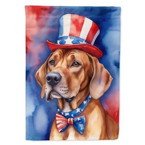 Bandera de jardín americano patriótico de Rhodesian Ridgeback, buzón Multicolor, cartel decorativo para Patio, ilustraciones, camas de flores, tamaño - Product Image 1
