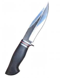 Outil artisanal en acier inoxydable de profil épais, avec poignée noire, pièce de présentation exécutive - Product Image 4