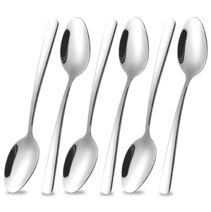 Cuillères à dessert en acier inoxydable pour crème glacée, vente en gros, fabricant d'ensembles de couverts en acier inoxydable, finition miroir - Product Image 6