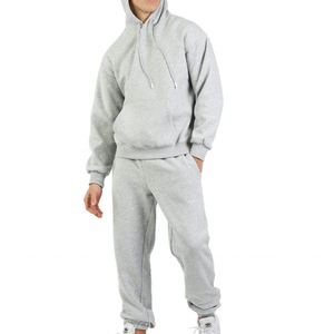 Survêtements en molleton de coton de qualité supérieure pour hommes, vêtements de sport, ensemble de pantalons deux pièces à capuche et ensemble de jogging pour hommes - Product Image 5