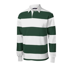 Camiseta de Hombre de Manga Corta, Cuello Redondo, Tejido a Rayas, 100% Algodón, Transpirable, Corte Holgado Informal, Verde y Blanco - Product Image 1