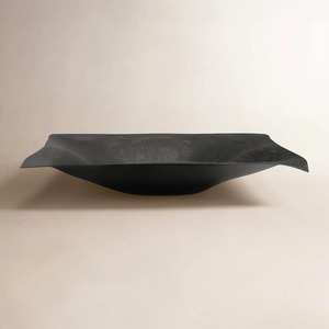 ชามเซรามิกทำมือ ดีไซน์มินิมอล สีดำด้าน สำหรับเสิร์ฟอาหาร ตกแต่งบ้าน - Product Image 1
