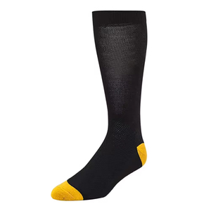 Cotton Eco-Friendly Breathable <b>Knee</b> <b>High</b> Horse Riding Compression Sport Socks for Men Women with Custom Logo on Bottom - Product Image 3