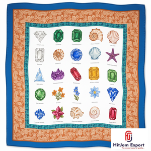 Écharpes créatives et innovantes personnalisées, design imprimé, foulard de mode, hijab, châle, écharpe carrée douce au toucher soyeux, vente en gros - Product Image 4