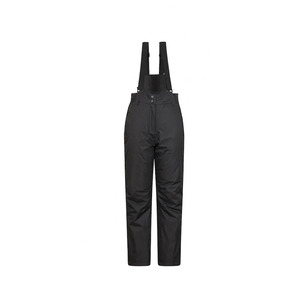 Combinaison de ski unisexe pour femme, légère, imperméable 10 000 mm, imprimée, à capuche, avec fermeture éclair, rembourrée en coton PP, noire, polyester/nylon, adulte - Product Image 6
