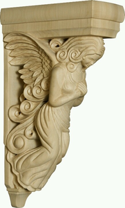 Personnalisé Sculpté Aigle Lion Hippocampe Conception Décor En Bois Massif Supports Muraux pour Villa Hôtel Hôpital Mur Décoratif Corbeaux - Product Image 6