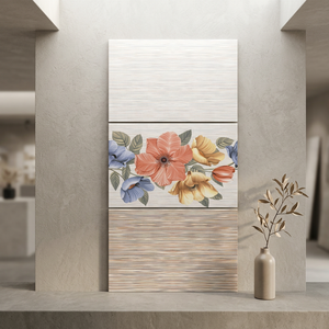 Flower Design Kitchen Decorative Glossy Glazed Ceramic Digital <b>Wall</b> Tiles 200x300mm Vistaar Brand - Product Image 1