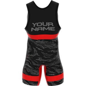 Combinaison de lutte pour hommes adultes, 100% polyester, impression personnalisée, séchage rapide, respirante, taille plus, tissu 220 grammes - Product Image 5