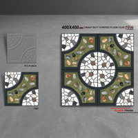 Dalles de pavage de jardin en ardoise rouilleuse antidérapante 40x40 pour extérieur, qualité supérieure, en porcelaine robuste, pour la première classe.