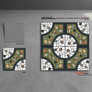 Dalles de pavage de jardin en ardoise rouilleuse antidérapante 40x40 pour extérieur, qualité supérieure, en porcelaine robuste, pour la première classe. - Product Image 4