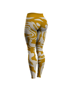 Leggings de yoga pour femmes à sublimation, prix de gros, service OEM très demandé, design anti-plis - Product Image 2