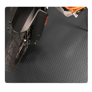 Heavy Duty PVC Anti-Slip Rubber <b>Flooring</b> Roll Modern Design Waterproof Matting for Garage Gym <b>Van</b> - Product Image 3