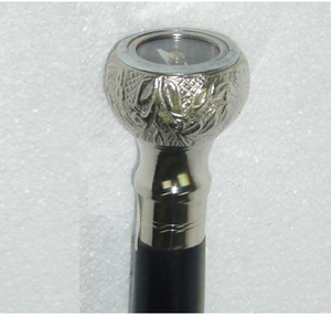 Bastón de Caminar Plegable Ergonómico con Incrustaciones de Latón, Bastón Masónico de Madera, Bastón Masónico de Madera de AYAANS - Product Image 6