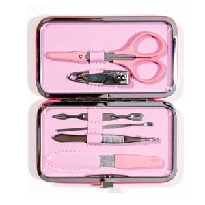 6Pcs Classic Stainless Steel Beauty <b>Nail</b> <b>Kit</b> with Single Spring Case for Manicure and Pedicure for Child & Toddler - Product Image 3