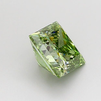Diamante Dada de Lujo, Corte Princesa Verde Intenso, Diamante Cultivado en Laboratorio CVD de 1.00 Quilates, Certificado IGI, Joyería Fina