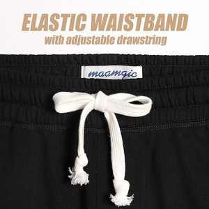 Black Plus Size Men's Eco-Friendly Polyester Shorts Casual Elastic Waist <b>Drawstring</b> with Custom Logo for Daily Wear - Product Image 2
