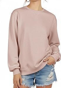 เสื้อสเวตเชิ้ตคอกลมแบบยูนิเซ็กซ์ สีฟ้าอ่อน แขนยาวปกติ สวมใส่สบาย ผ้าเฟรนช์เทอร์รี่ถัก 100% ผ้าฝ้าย ซักแล้ว ใส่ได้ในฤดูหนาว - Product Image 3
