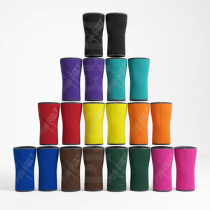 Genouillères de protection professionnelles ajustables en néoprène souple avec logo imprimé en 3D personnalisé pour soulager la douleur articulaire - Product Image 1