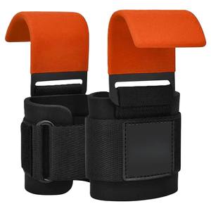 Crochets de musculation personnalisés en gros avec sangles de poignet pour soulevé de terre, tractions, powerlifting - Protection professionnelle robuste - Product Image 1
